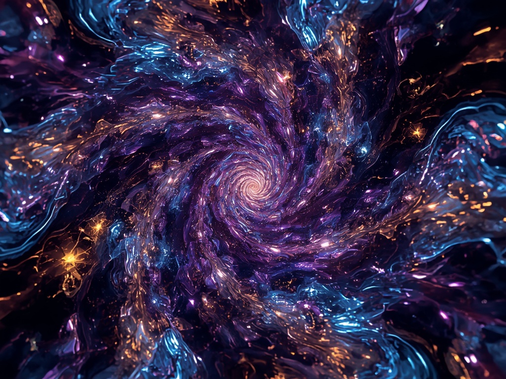 Neon Cosmos Vortex
