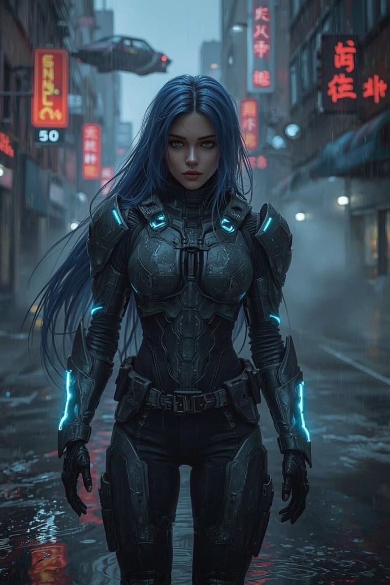 Neon Guardian of the Alley