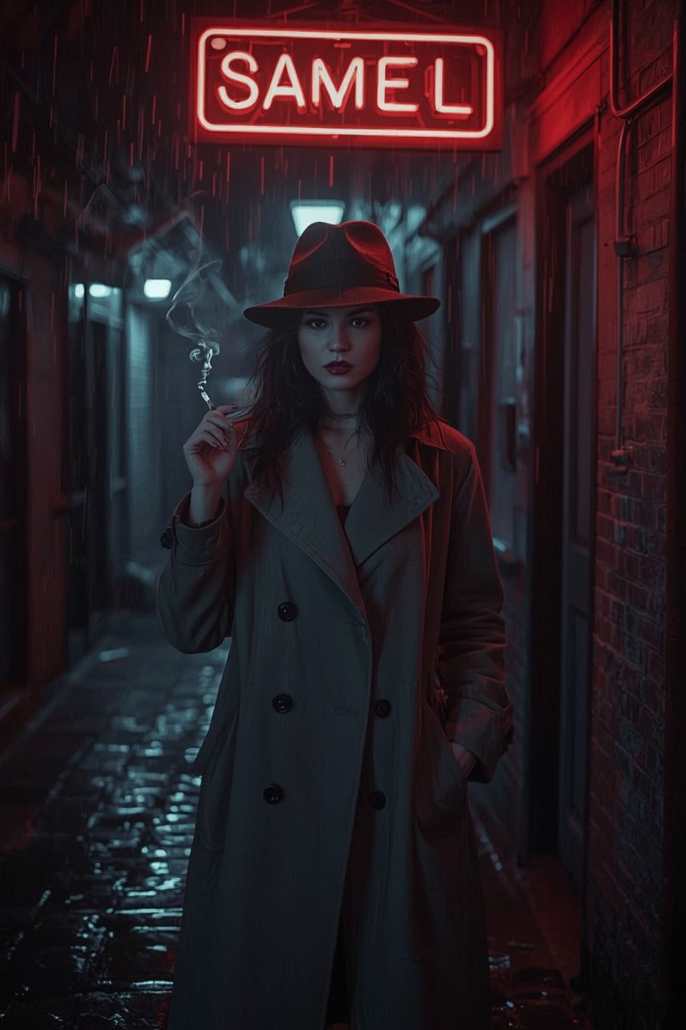 Neon Noir: The Alley's Secret