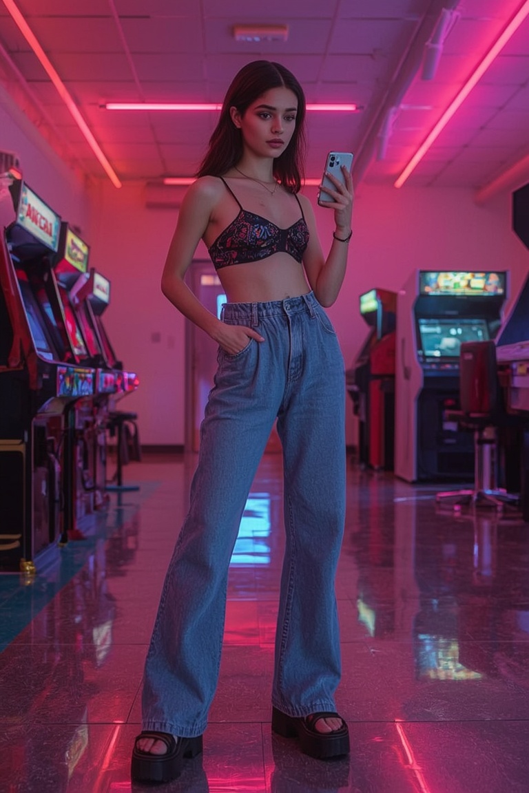 Neon Nostalgia: Y2K Dream