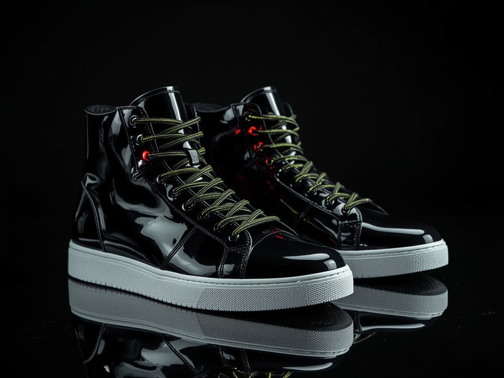 Neon Pulse High-Tops