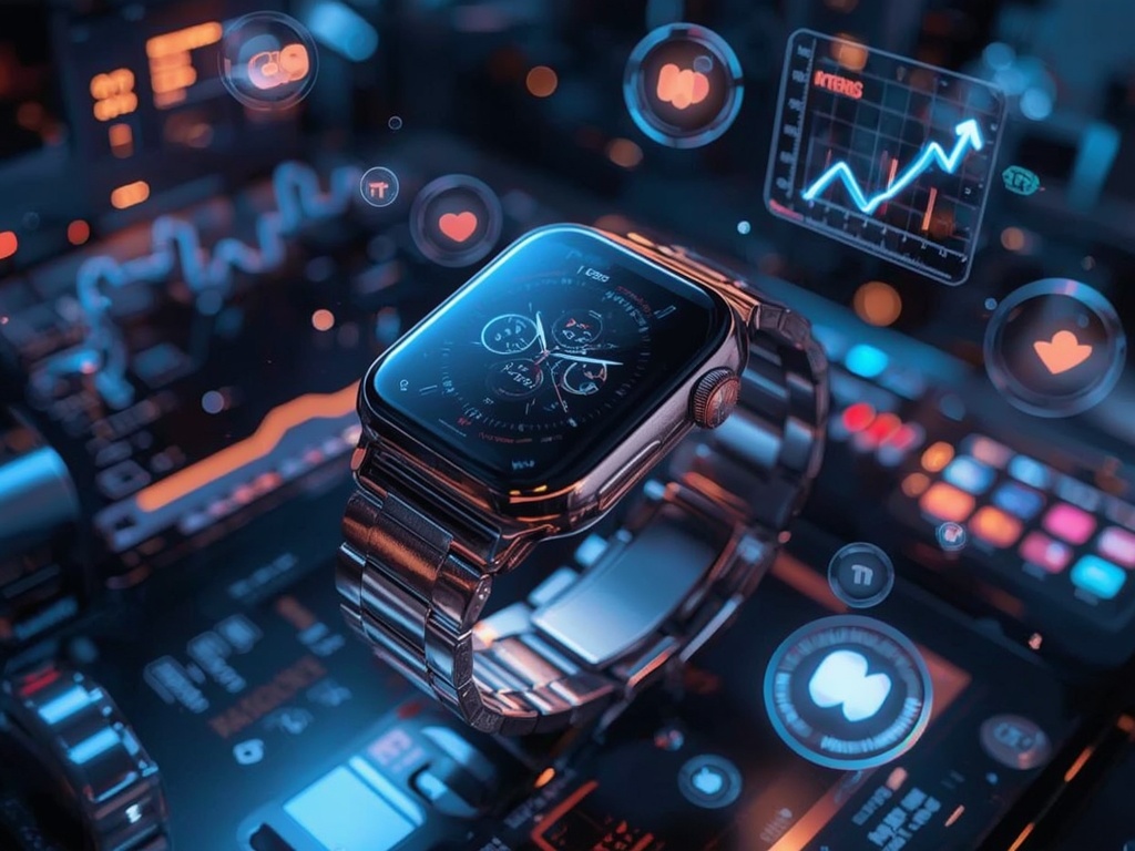 Neon Pulse Smartwatch: Future on Your Wrist