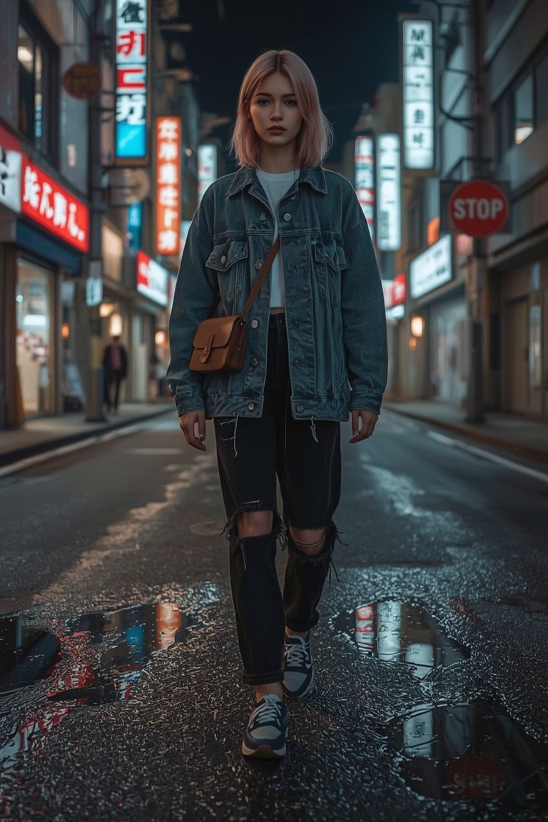 Neon Street Style