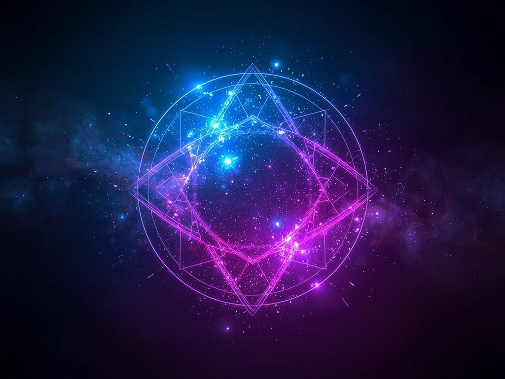 Neon Vision Abstract Logo