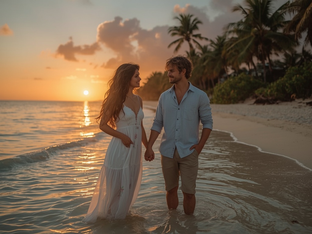 Peaceful Beach Sunset