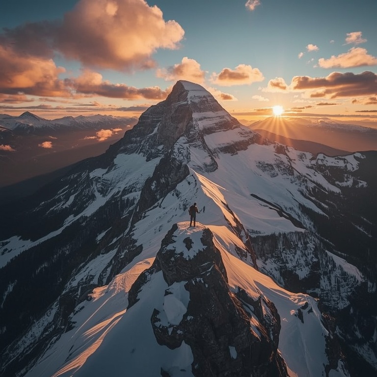 Peak of Serenity at Golden Hour