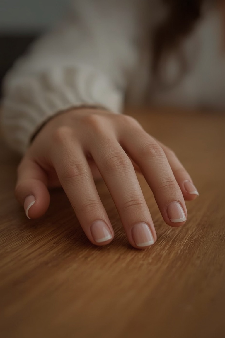 Perfectly Trimmed: Short Nails in Natural Light