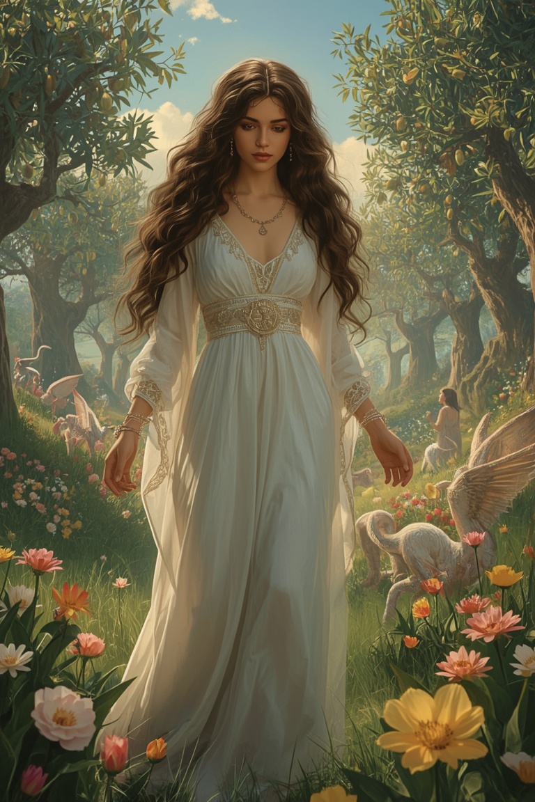 Persephone in the Garden of the Hesperides