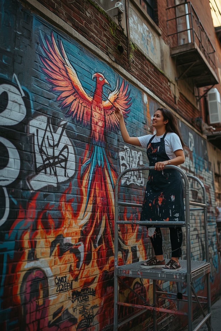 Phoenix Rising: Urban Mural Magic