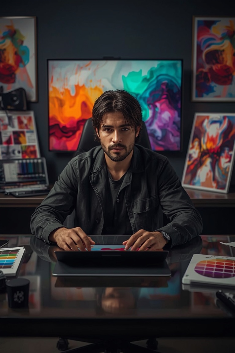 Pixel Perfection: The Graphic Designer's Realm