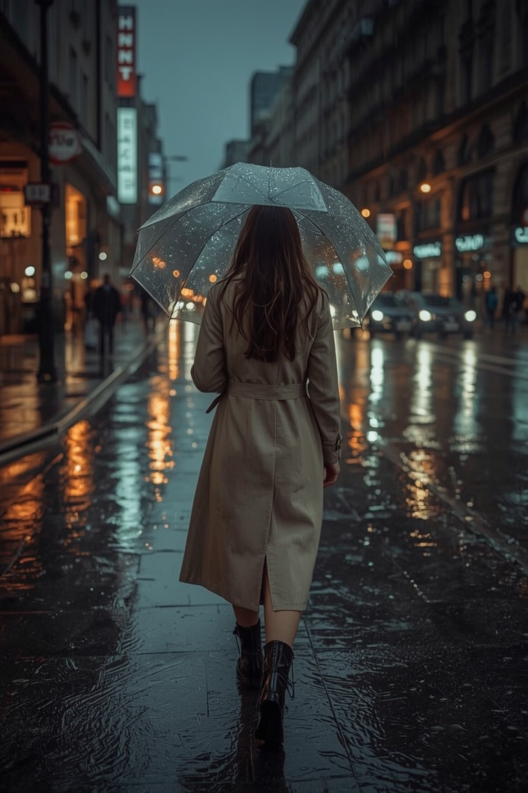 Rainy Night Stroll