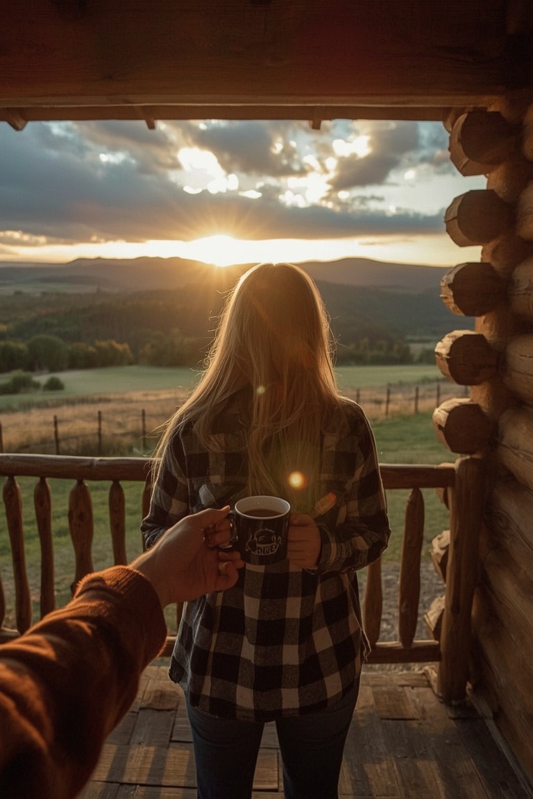 Rustic Sunset Serenity