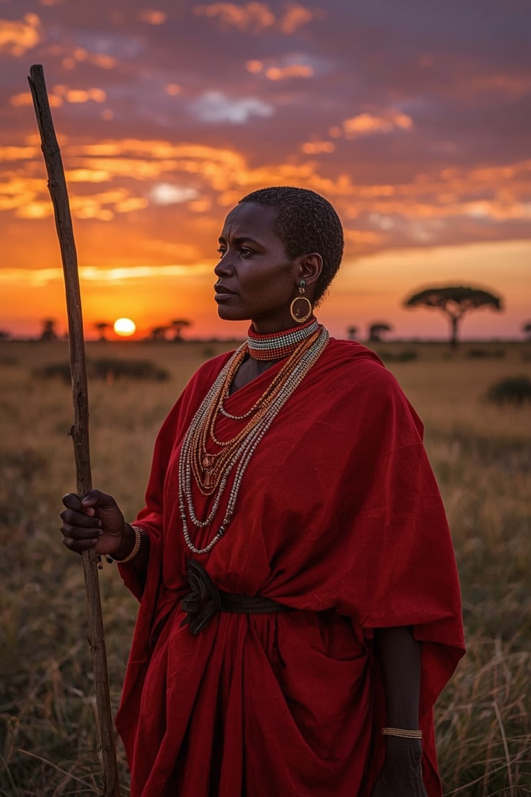 Samburu Sunset Serenity