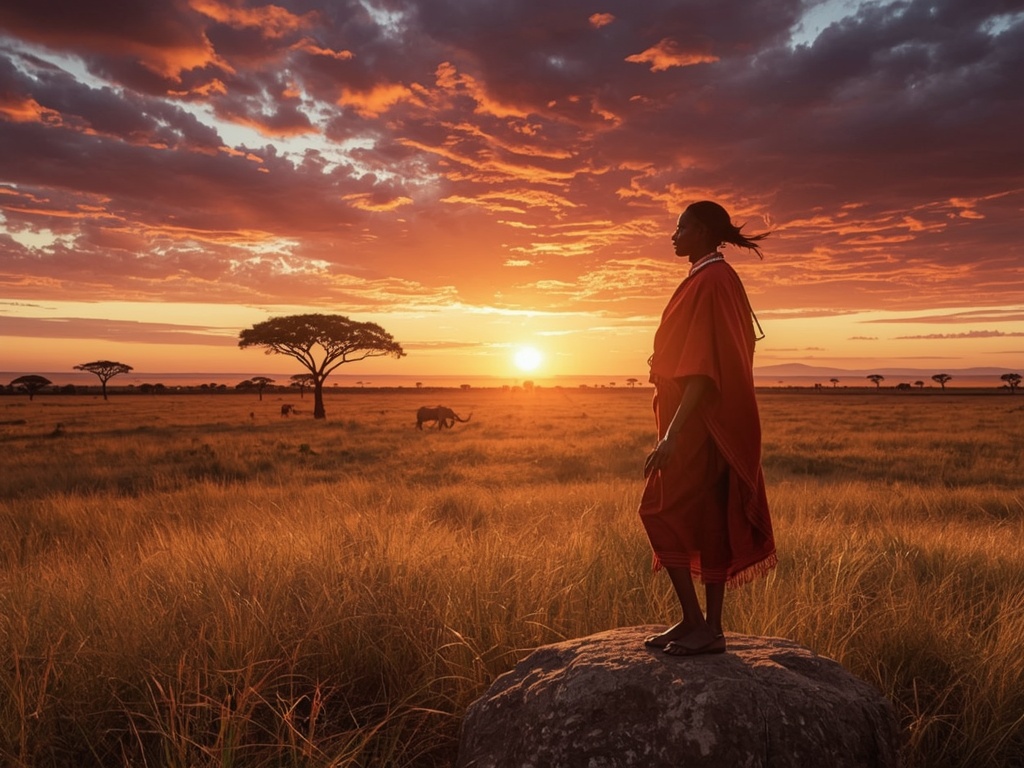 Savanna Sunset Serenity