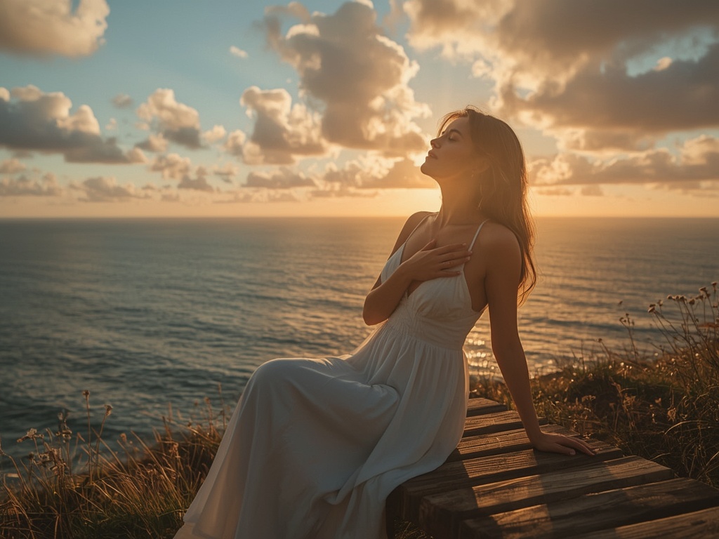 Seaside Serenade: A Moment of Pure Love