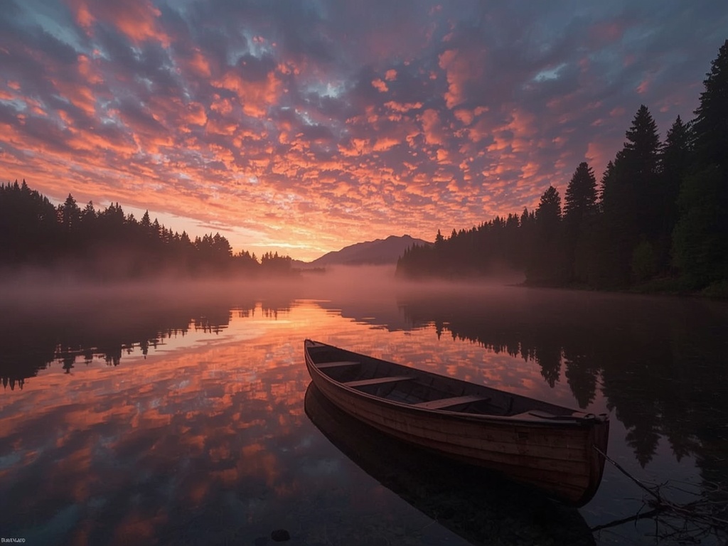 Serene Alpine Dawn