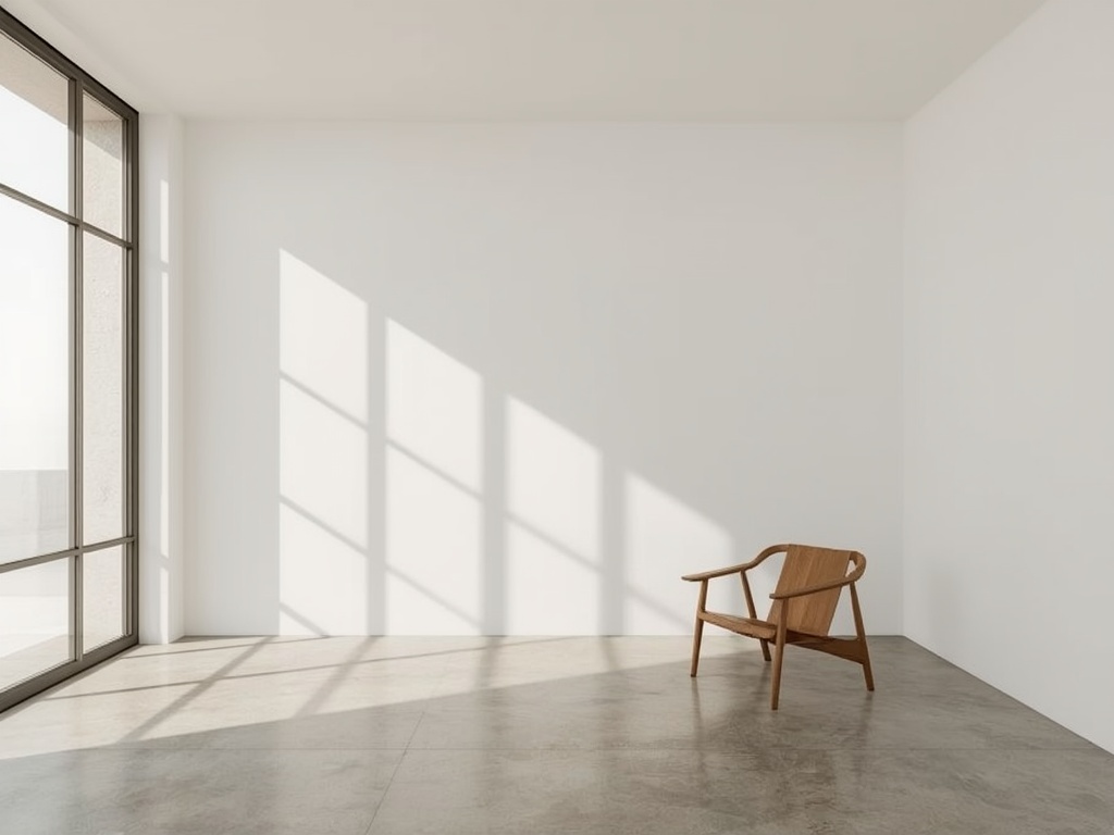 Serene Minimalist Living Space