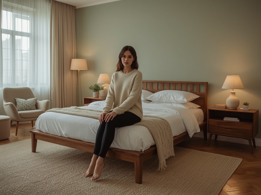 Serene Morning: A Hygge Scandinavian Bedroom Retreat