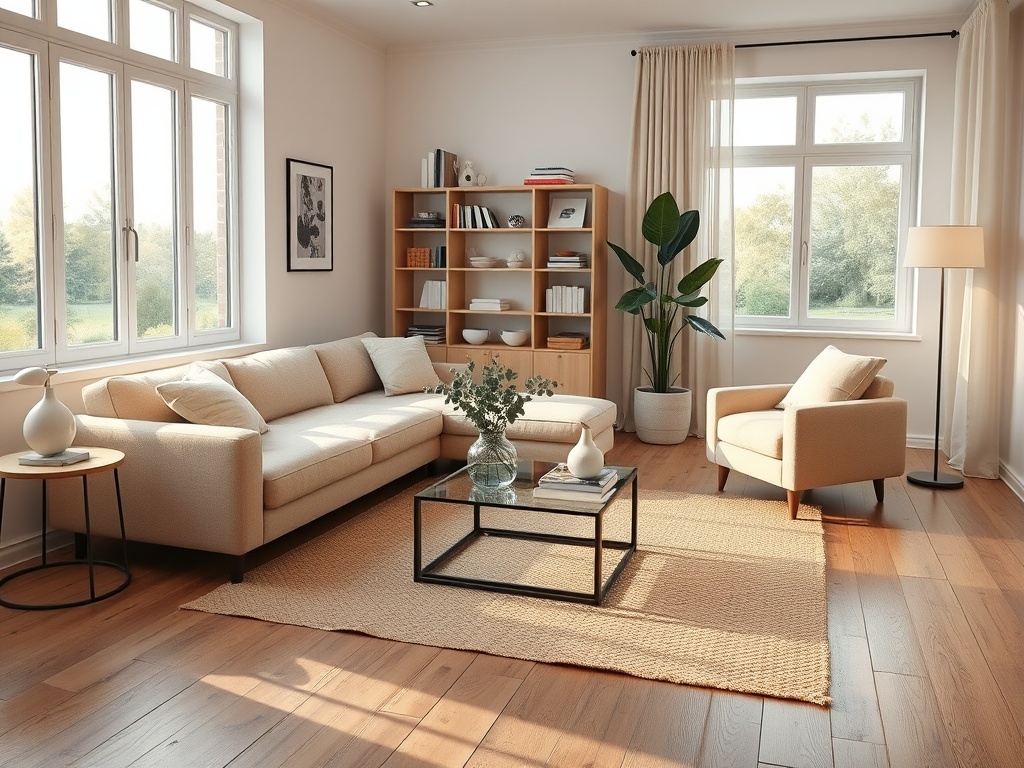 Serene Scandinavian Living Room