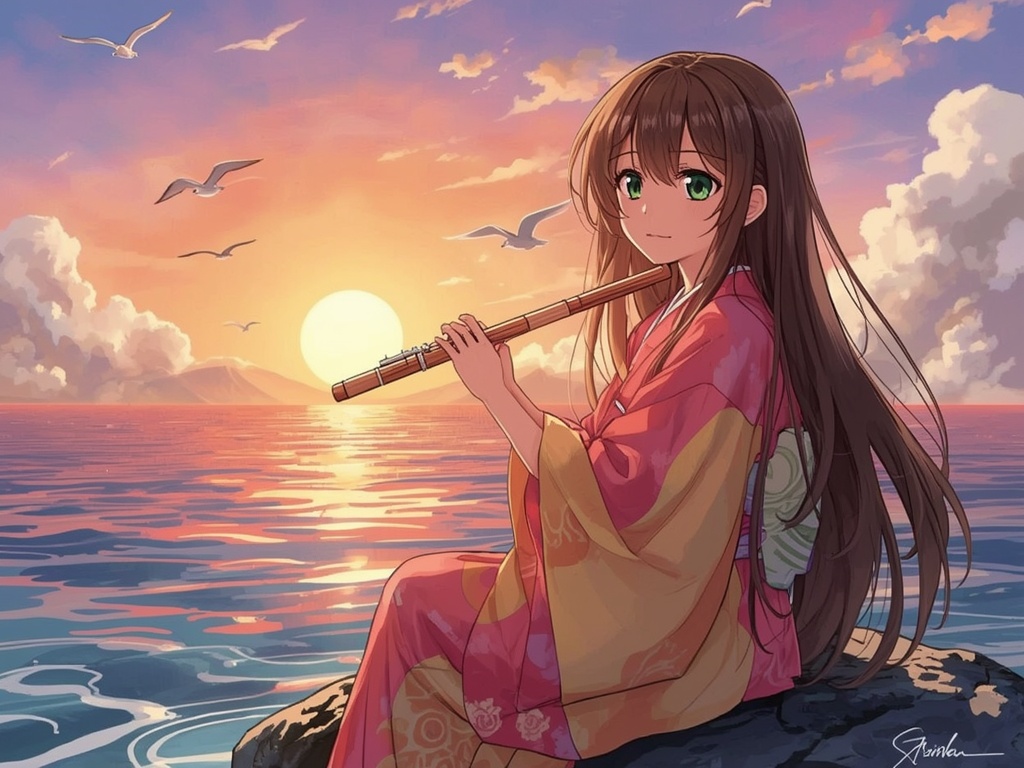 Serene Sunset Serenader