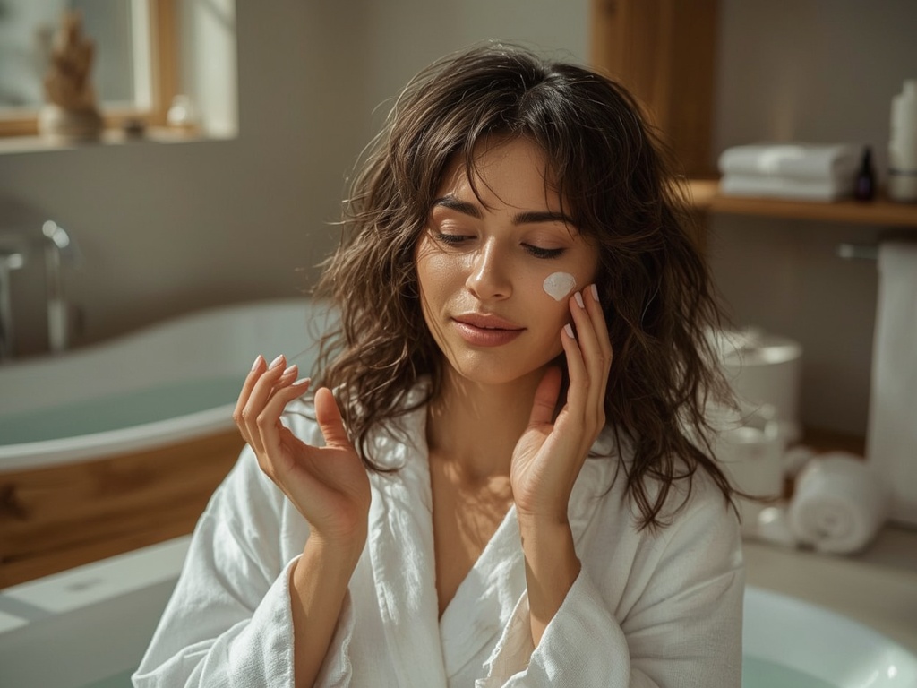 Serenity skincare moment