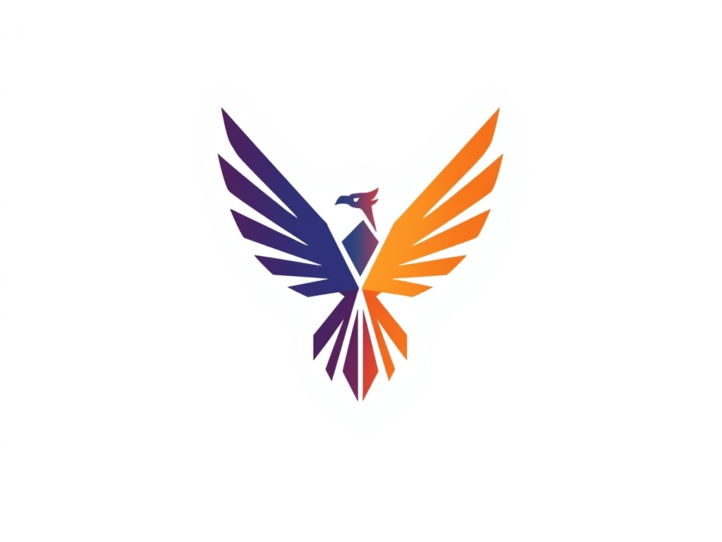Soaring Phoenix Modern Logo