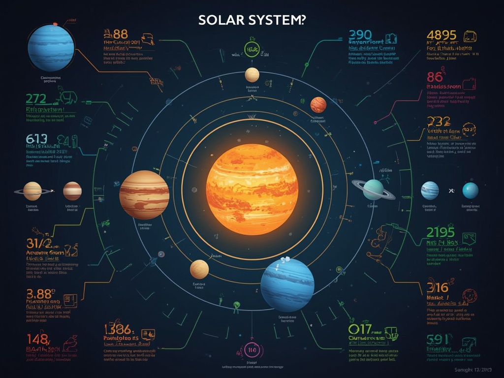 Solar Symphony: A Modern Infographic of the Planets