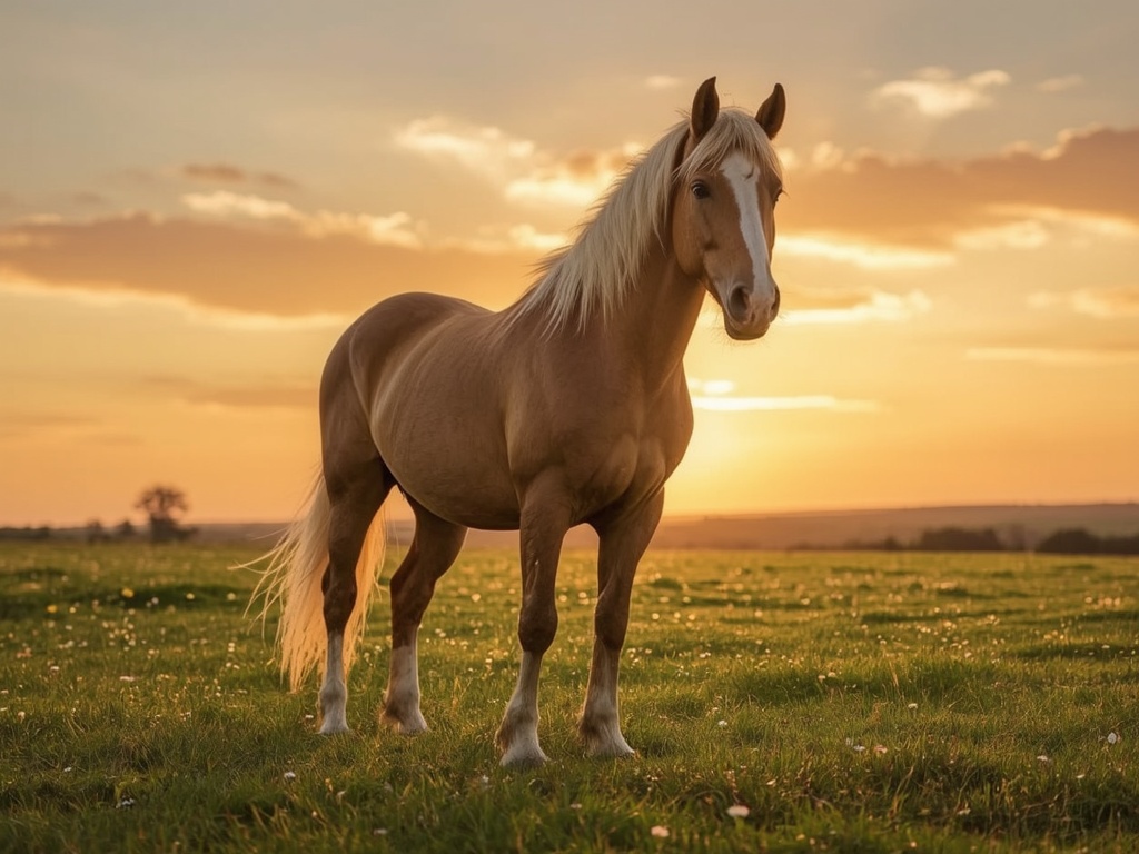 Soothing Sunset Mare