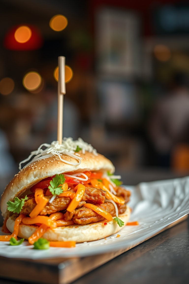 Delicious Street Food Culinary Art