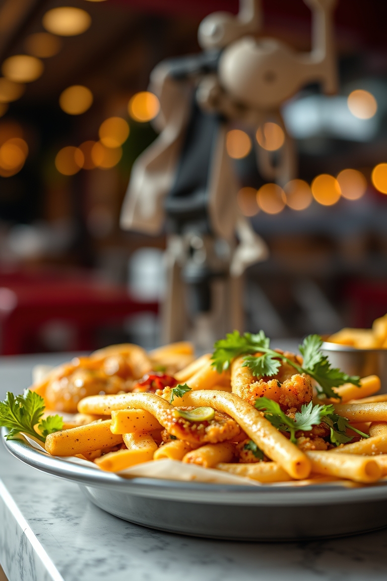 Delicious Street Food Culinary Art