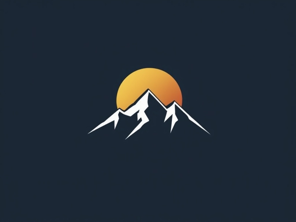 Summit Sunrise Minimalist Logo