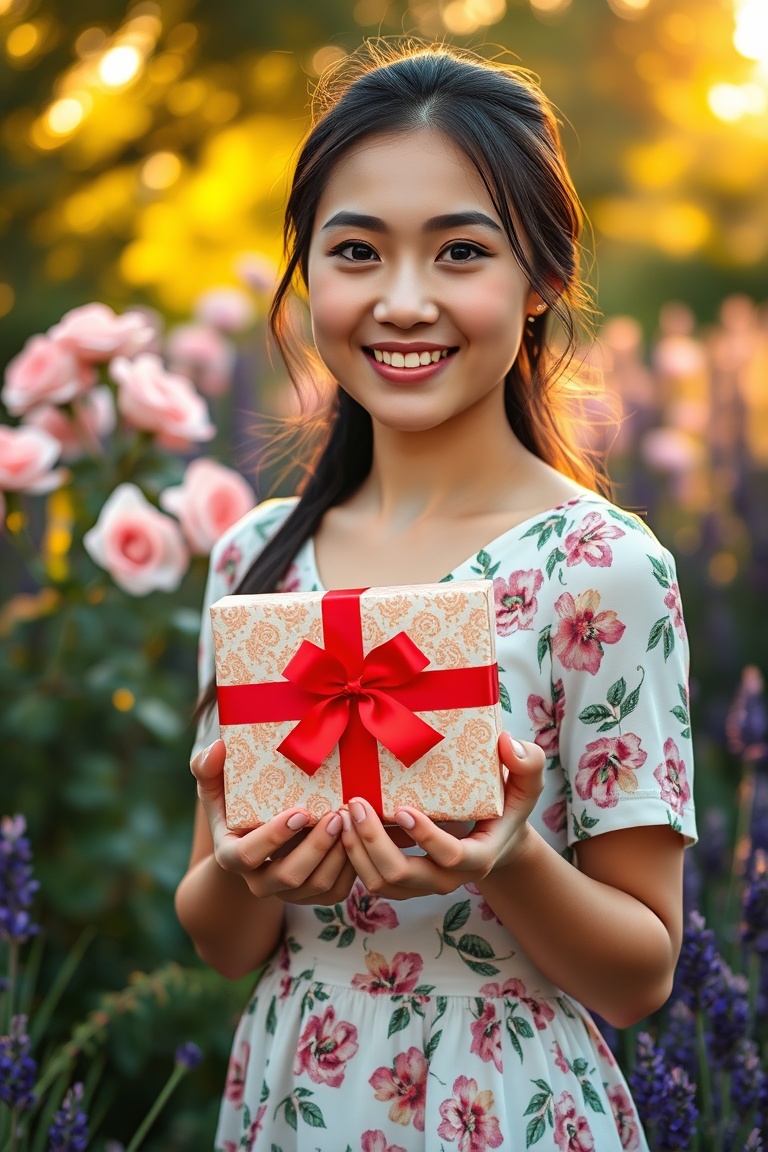 Sunlit Garden Greeting