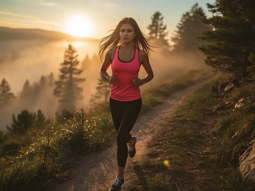 Sunrise Runner: Misty Mountain Trail