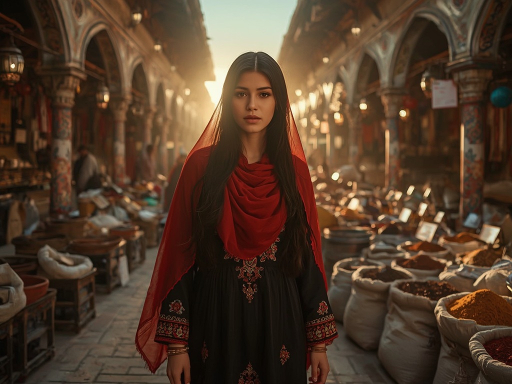 Sunset Bazaar: A Middle Eastern Dream