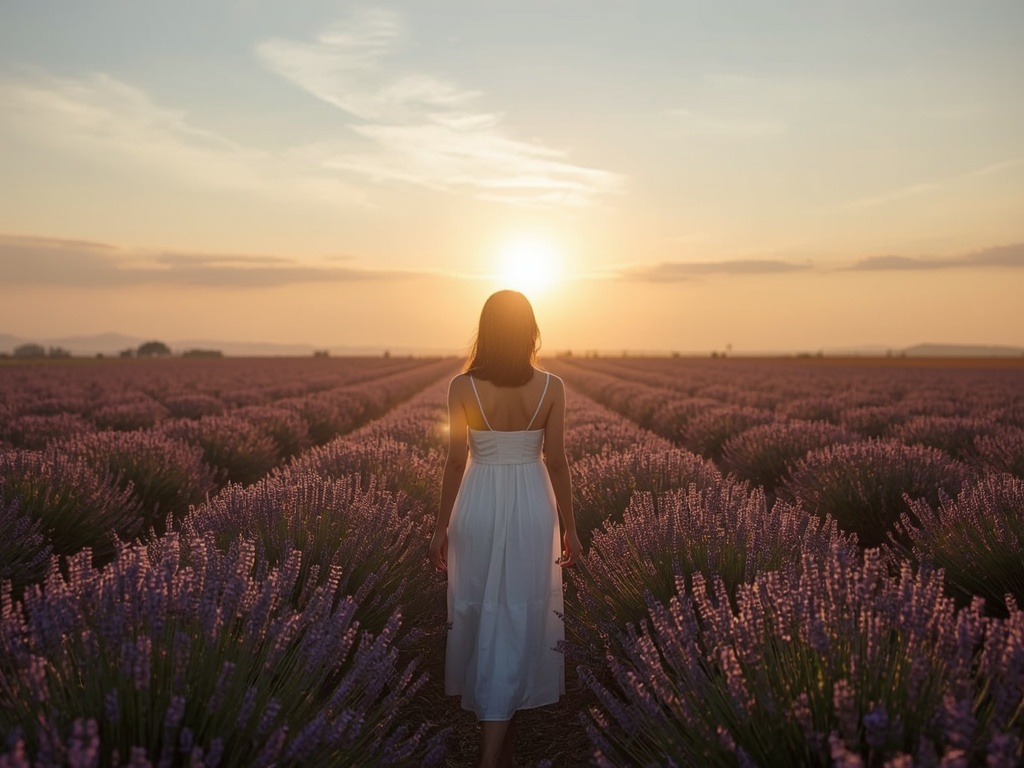 Sunset Lavender Dream