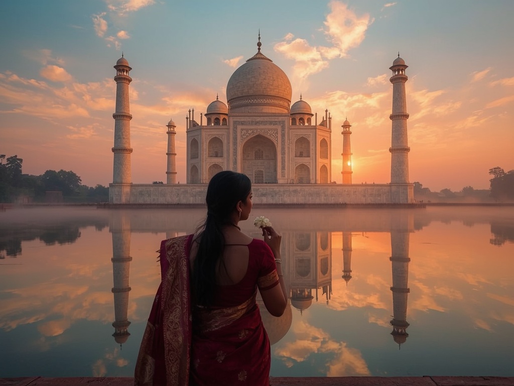 Taj Mahal Sunrise Serenade