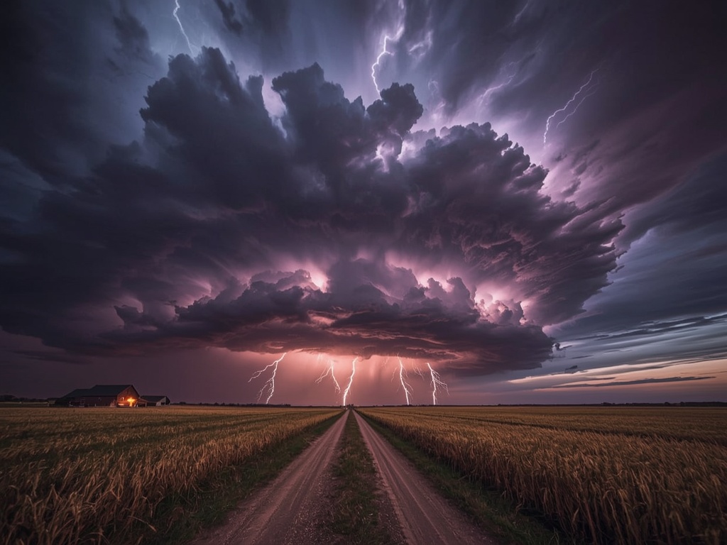 Tempest Over the Plains