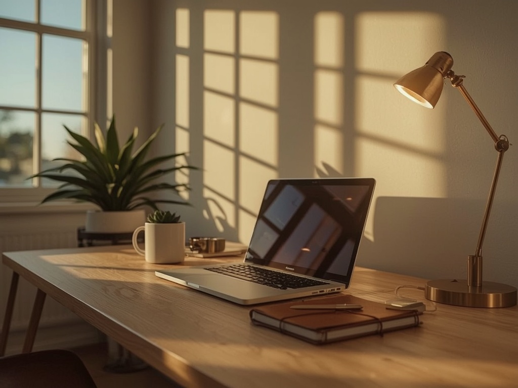The Golden Hour Workspace