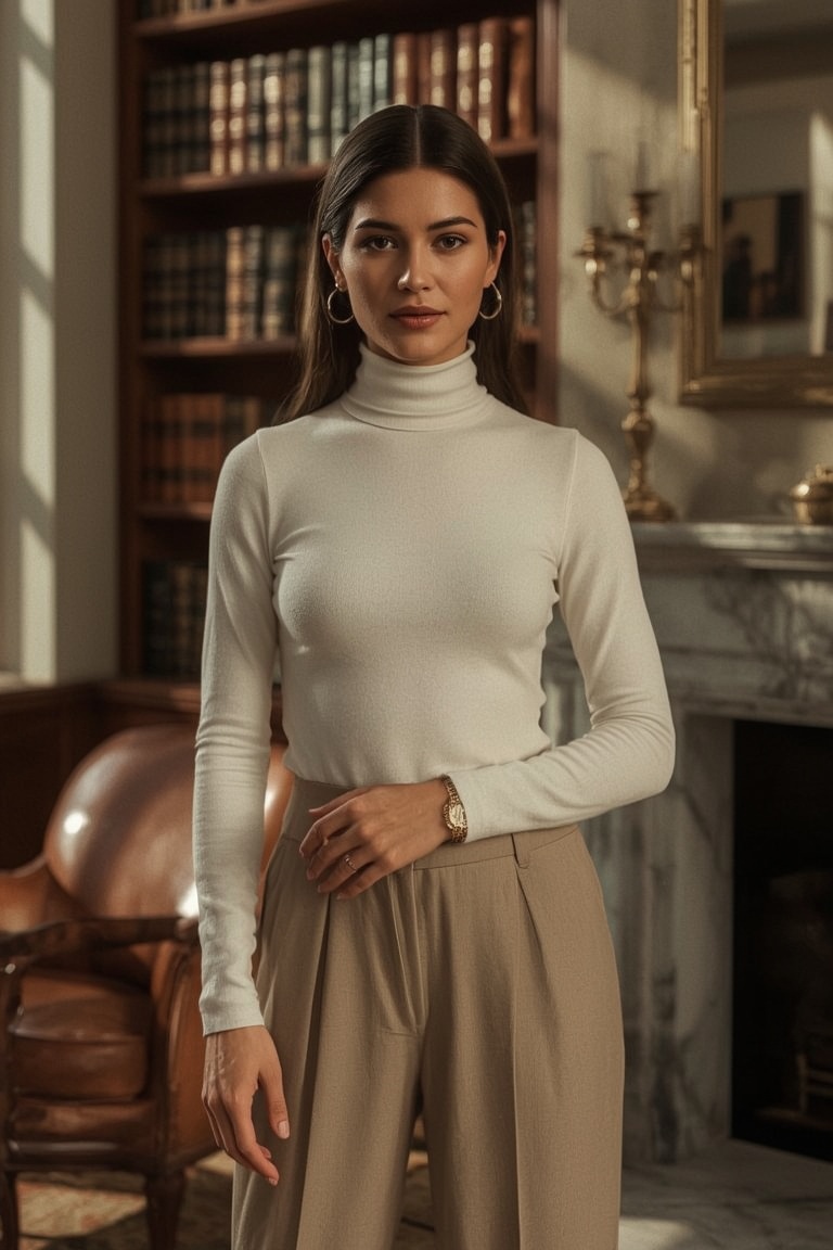 Timeless Elegance in the Library