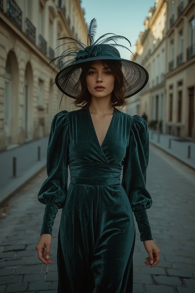 Timeless Elegance on the Parisian Cobbles
