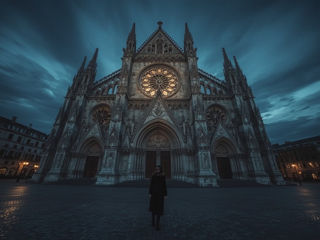 Twilight Cathedral's Silhouette