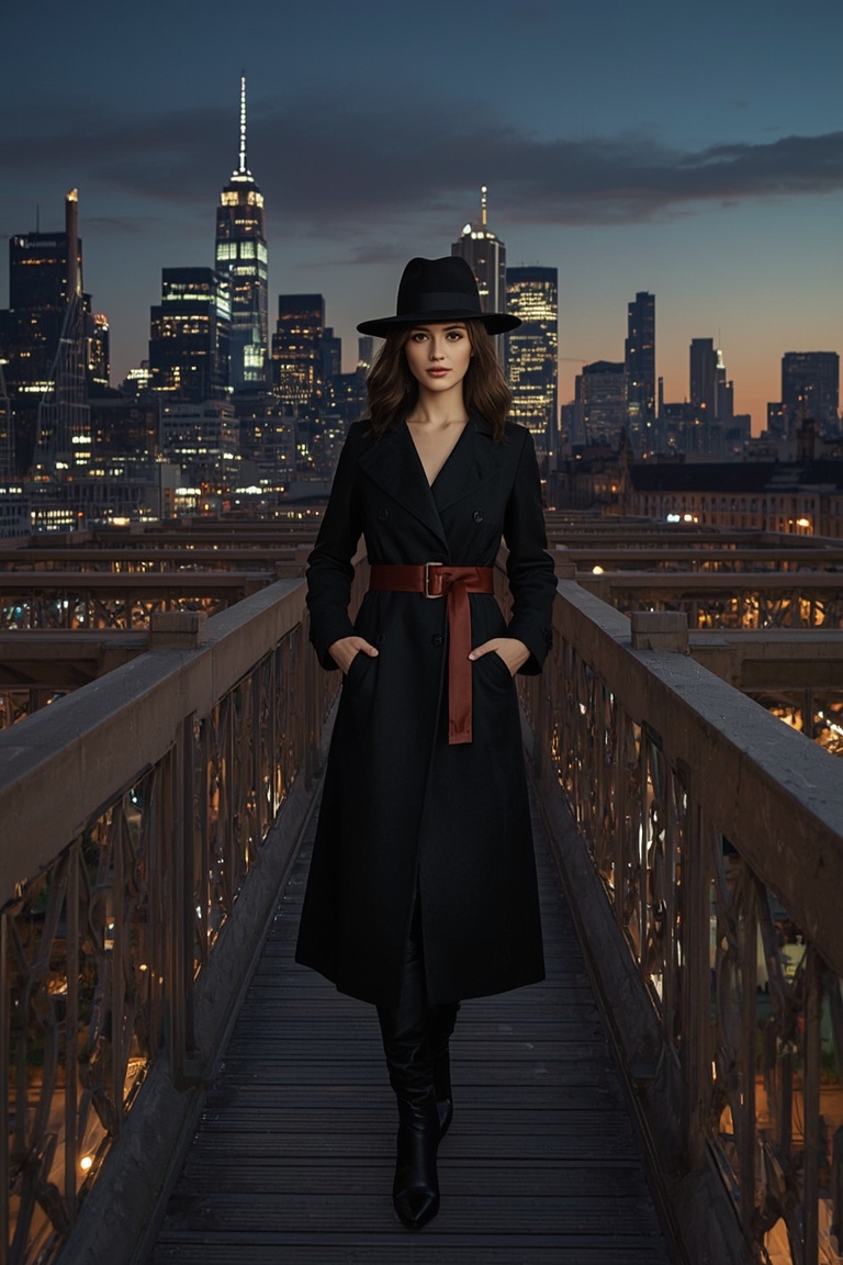 Twilight Pedestrian Bridge