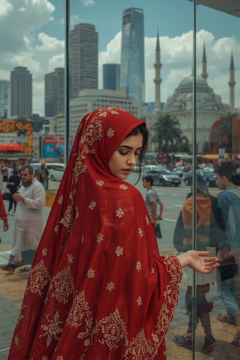 Vibrant Hijabi Chic