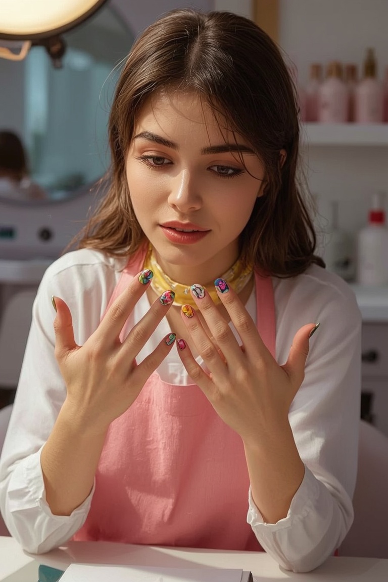 Vibrant Nail Art