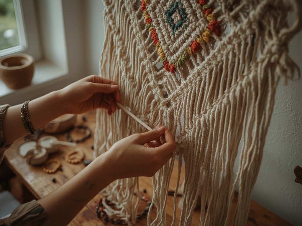 Weaving Boho Dreams: Intricate Macrame Art