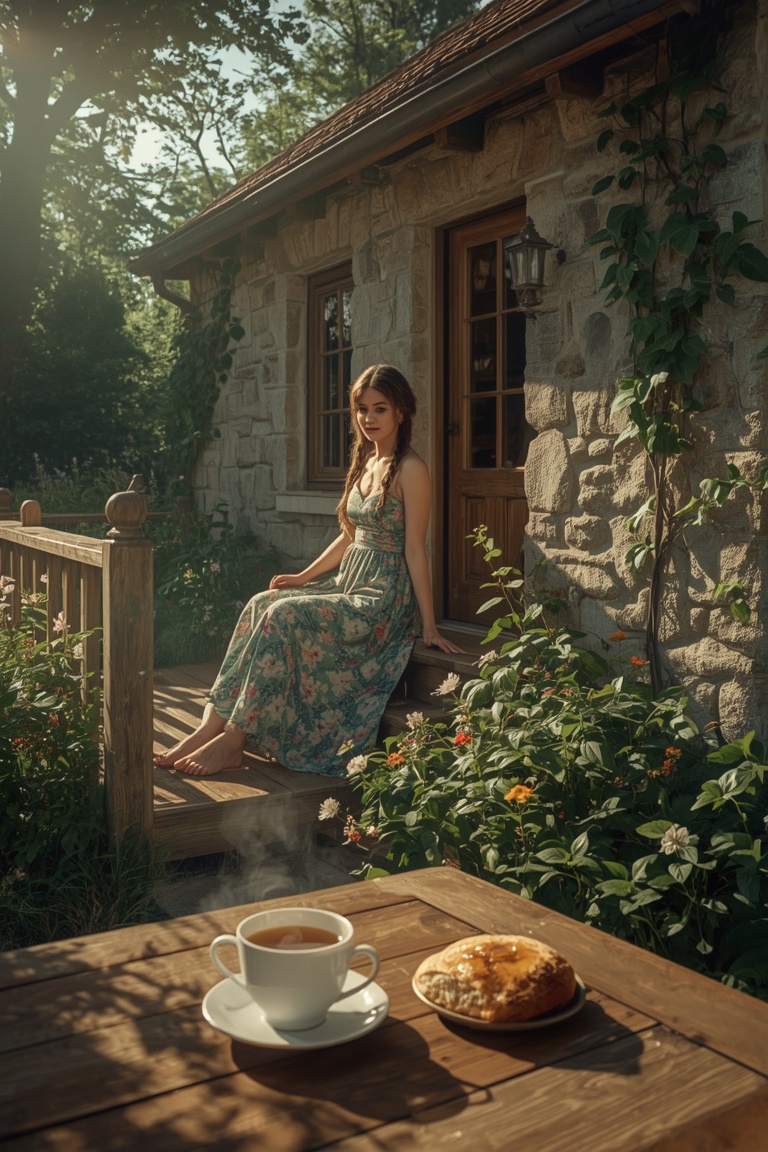 Whispers of Wildflowers: A Cottagecore Morning