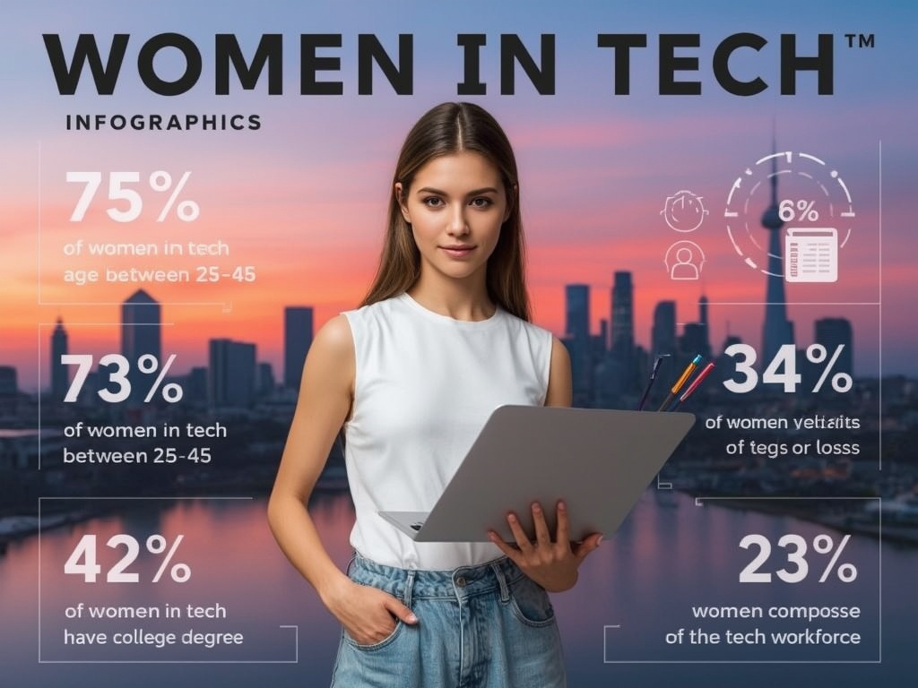 Women in Tech Infographics