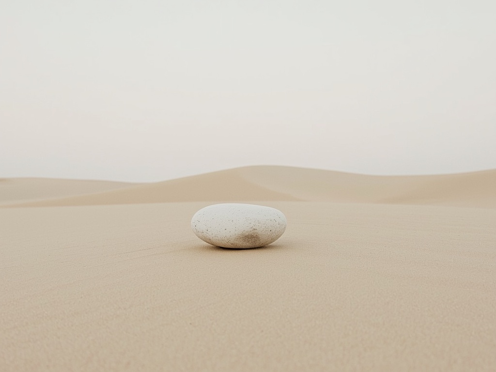 Zen Stone on Sand