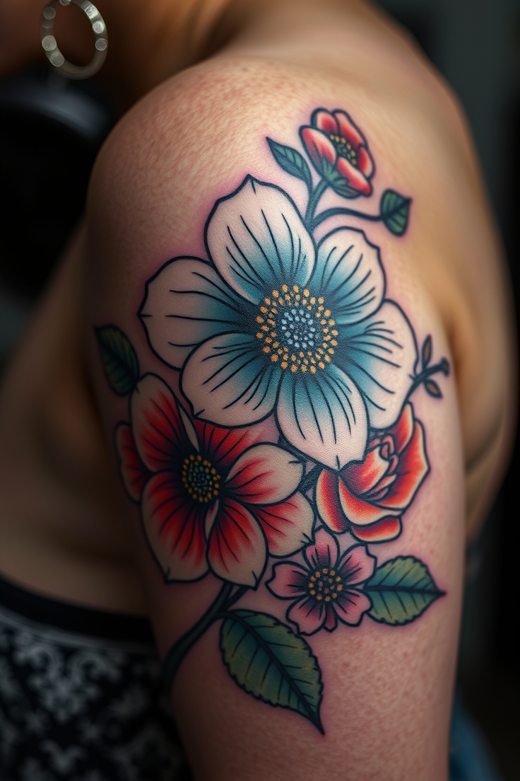 Beautiful Flower Tattoos